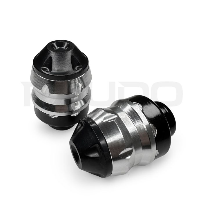 TOPES DE SLIDER NEGRO RD-3 PLATA