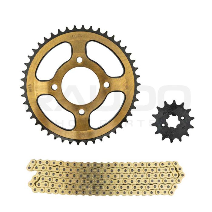 KIT ARRASTRE TVS RTR180 428H-132L 46T/14T
