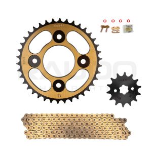 KIT ARRASTRE WAVE110S 428HO-120L 38T/14T - RAUDO