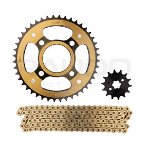 KIT ARRASTRE CBF125 TWISTER C/S 428H-124L 44T/14T - RAUDO