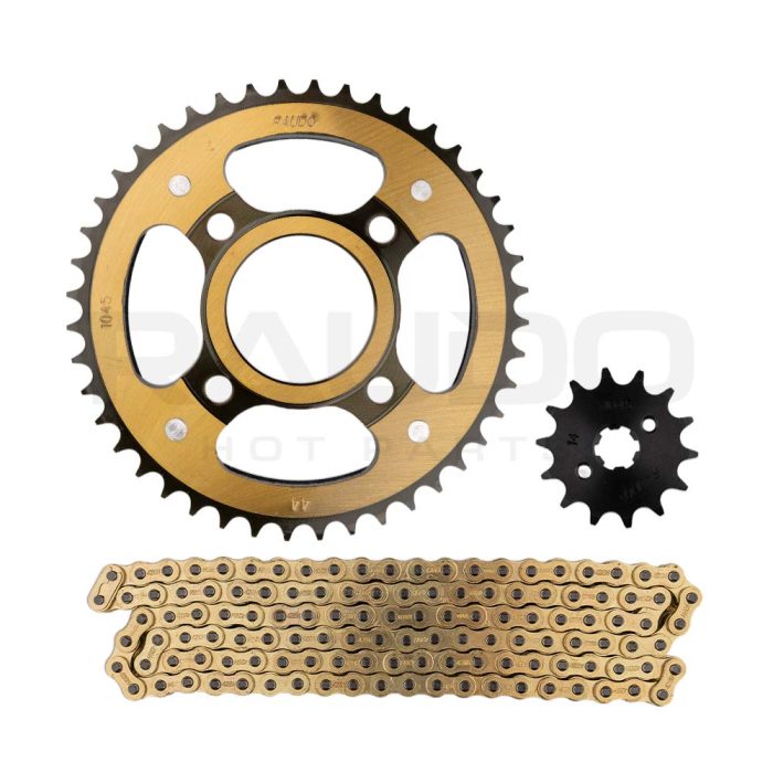KIT ARRASTRE CBF125 TWISTER C/S 428H-124L 44T/14T - RAUDO