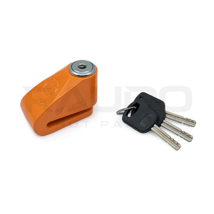 CANDADO DE DISCO NARANJA 10MM - RAUDO