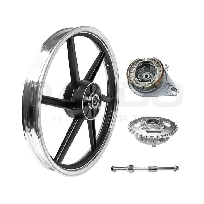ARO POSTERIOR MAGNESIO WAVE110 NEGRO