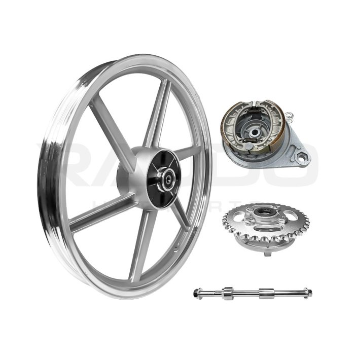ARO POSTERIOR MAGNESIO WAVE110 GRIS