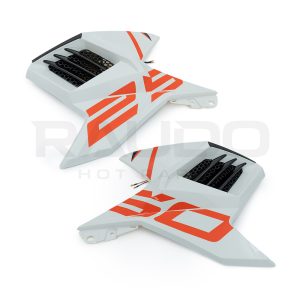 COBERTOR TANQUE BLANCO/NARANJA TEKKEN