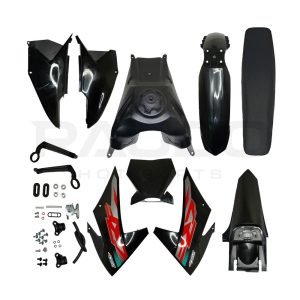 KIT PLASTICOS NEGRO CRF230 (2023)