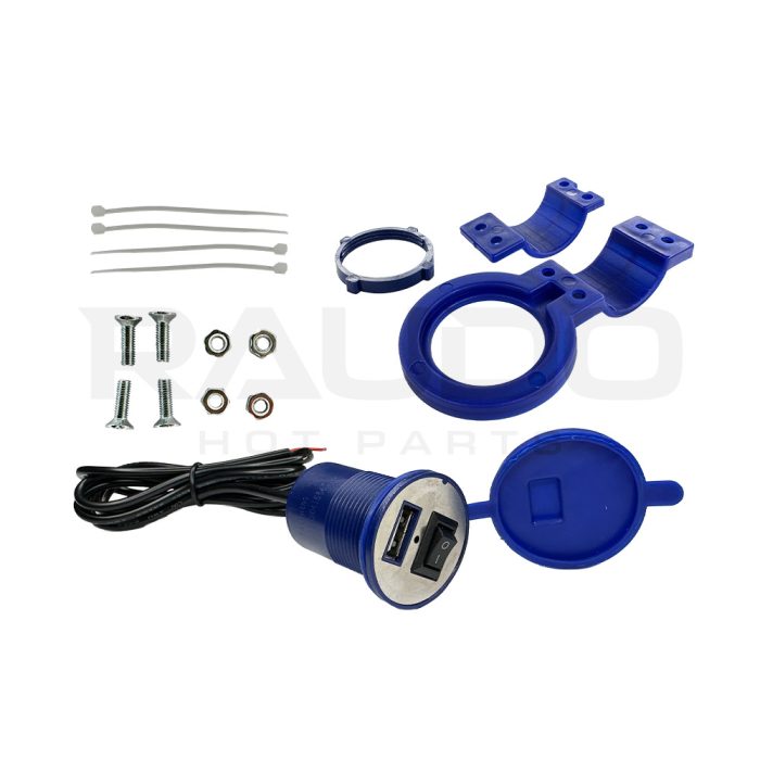 CARGADOR CELULAR AZUL 12V