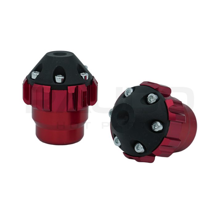 TOPES DE SLIDER NEGRO RD-5 ROJO