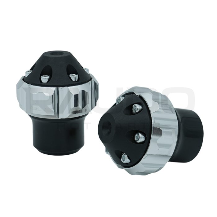 TOPES DE SLIDER NEGRO RD-6 PLATA